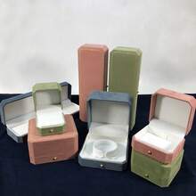 Octagonal Velvet Jewelry Storage Box Necklace Bracelet Organizer Case Elegant Decorative Display Container For Luxury Gifts Wedding Anniversary Keepsake Premium Velvet Lined - Multicolor - View 3