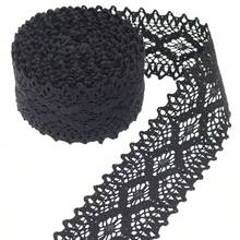 Dây ren 2 inch, thích hợp cho thêu, móc và may rèm cửa, chiều rộng 6,5cm. - 2 mã - Xem 4