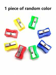 2pcs Mini Pencil Sharpener, Eyebrow Pencil Sharpener, Minimalist Transparent Pencil Sharpener, Student Pencil Sharpener, Manual Sharpener - Multicolor - View 9