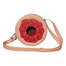 Bolsa Crossbody Dona Con Chispas Vinipiel Regalo Original - Rosa - Ver 2
