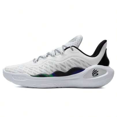 Under Armour Giày bóng rổ unisex CURRY 11 WIND, giày thể thao ngoài trời thoải mái, tối giản, mã sản phẩm 3027502-100