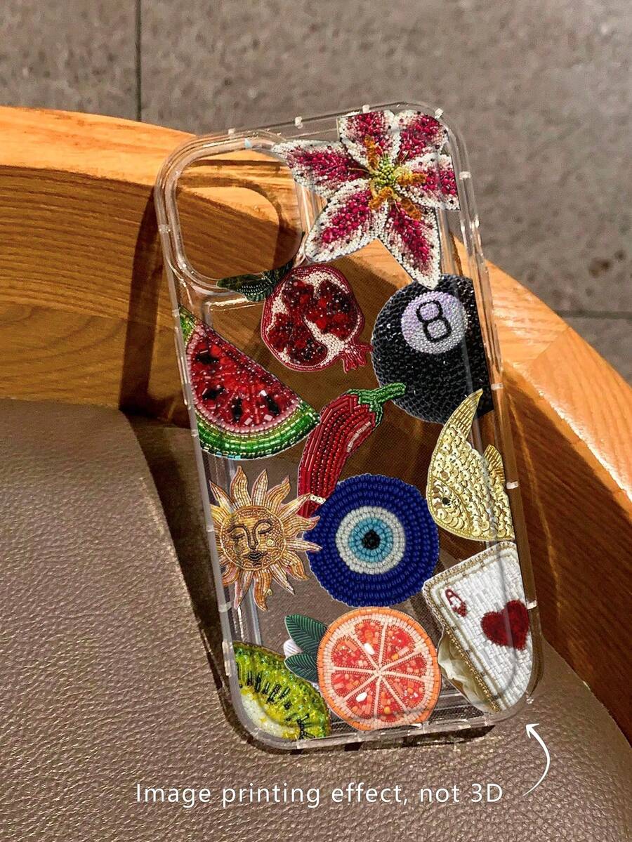 热带风情时尚椰树、芙蓉花、海龟印花透明手机壳，兼容 13/11/17/17 Pro/16/14/15/15 Pro/15 Plus/15 Pro Max/7 Plus/8 Plus/X/Xs Max/Xr/11 Pro/12 Pro/13 Pro/14 Pro/12 Mini/13 Mini/11 Pro Max/12 Pro Max/13 Pro Max/14 Pro Max/14 Plus/17 Pro Max/17 Air/6/6s Plus/7/8/16 Pro/16 Plus/16 Pro Max/SE2/17 Pro Max 和三星手机Galaxy/A54/A14/A12/A13/A15/A32/A33/A24/A52S/S20/S21/S22/S23/S24/S23Plus/S24ultra/S25/A15/A33/A23，防水、防震、防刮，夏季礼物，派对 - 彩色 - 查看 1