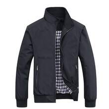 2026 Men's Spring And Autumn Jacket, Men's Casual Zip Bomber Jacket, Men's Sports Jacket. - Green - View 2