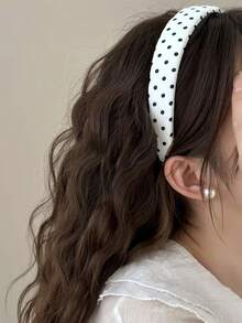 2条/1条 波点时尚简约发带 休闲涤纶（达克隆）发带 四季皆宜 - 彩色 - 查看 6