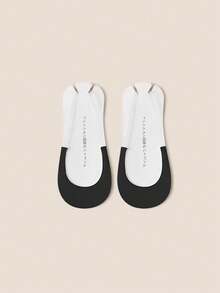 1/2/4/6 Pairs Women High Heel Socks, Summer Thin Anti-Slip Half-Toe Invisible Liner Socks - Multicolor - View 26