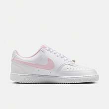 Giày thể thao nữ NIKE COURT VISION LO LE cổ thấp, kiểu dáng thường ngày, mã sản phẩm IB6652-101 - Màu Hồng baby - Xem 2