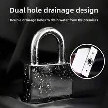 Heavy Duty Stainless Steel Padlock, Small Size Lock For Home, Locker, Luggage, Waterproof & Rust-Proof, Anti-Theft, Comes With 4 Keys - Small Padlock - View 6