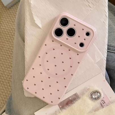 Ốp lưng từ tính lấp lánh hình hoạt hình tương thích với iPhone 17 Pro Max/ 16