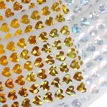 10 Stücke holografische Glas-Broken-Herz-Graffiti-Aufkleber 5,7x4 Zoll Gold Silber geeignet für Schreibwaren Planer DIY Schule Ermutigung Geschenkverpackung DIY Karten Umschläge Magazin Dekoration Feiertags-Party-Atmosphäre PVC selbstklebende Aufkleber - Herz aus zerbrochenem Glas - Übersicht 4