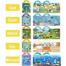 Livros de Atividades com Adesivos 3D Puffy para Scrapbooking, Capas de Celular, Cadernos, Diários, Lembrancinhas de Festa de Aniversário - Multicolorido - Visão 4