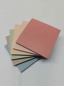 600pcs 3"X3" Vintage Color Self-Adhesive Sticky Notes, Suitable For Office, Home, Study And Daily Life, High Quality Adhesive Design, Firm And Non-Detachable School Supplies - 3*3in Retro-colored Square Sticky Notes - View 6