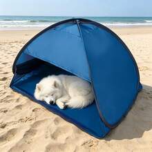 1pc Blue Portable Pet Tent For Small Dogs - Multicolor - View 3