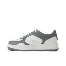 Alo Yoga Recovery Mode Comfortable, Durable, Breathable Low-Top Sneakers, Unisex, White/Grey - A0685U-Grey - 查看 9