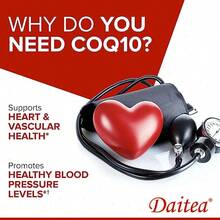 COQ10 Softgels, Protect Heart Health, Support Blood Circulation, Contain 500mg Of High-Potency COQ10, 120 Softgels. - 1瓶 - 查看 5