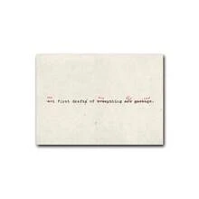1 tấm tranh in hình câu nói "Bản nháp đầu tiên của mọi thứ", tranh treo tường về viết lách, tranh in câu nói về chánh niệm, tranh in kiểu chữ trung tính, phong cách trang trí nhà tối giản, không khung. - Từ - Xem 9