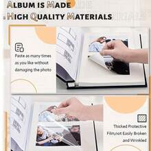 Album ảnh tự dính khổ lớn 4x6 5x7 8x10, quà tặng cho mẹ, gia đình, em bé, đám cưới, kèm bút kim loại và bìa nhựa. - 1PC - Xem 5