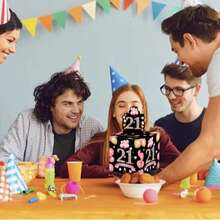 生日现金礼盒，惊喜拉出式现金礼盒，带透明袋 - 送给男孩女孩的生日礼物 - 21 YEARS - 查看 5
