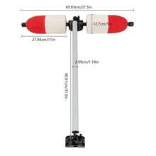 Pair PVC Outrigger Arms Stabilizer For Marine Boat Canoe Kayak Stabilizer System - Red and White - View 5