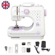 Mini Sewing Machine ,Portable Electric Crafting Mending Machine,Electric Sewing Machine Charger+Coil Accessories ,Sewing Machine For Beginners (Purple) - White + Purple - View 1