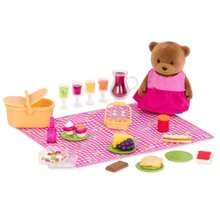 Li'l Woodzeez - Picnic Playset - Comida de Juguete - Picnic Playset - Set de Juego pequeño con figurita - Jugar a la Comida - 3 años + - Set de Picnic - Ver 2