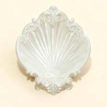 1pc 3D Printed Shell Shaped Jewelry Tray, Creative & Practical Small Gift, New Year Present - Multicolor - View 5