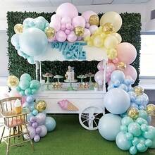 Macaron Latex Balloon Set, Birthday Party Decor, Home Gathering Decoration, Atmosphere Photo Props - View 8
