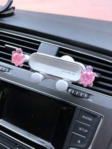 Giá đỡ điện thoại hình rùa dễ thương cho ô tô, giá đỡ điện thoại gắn khe gió hình rùa trong suốt, giá đỡ định vị. - con rùa - Xem 3