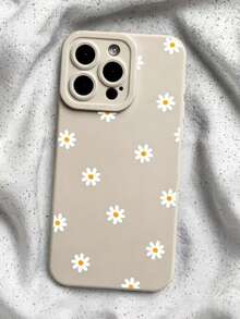 雏菊图案手机壳，防水、防震、防摔、防刮，适用于苹果11/12/13/14/15/16/17 - 彩色 - 查看 1