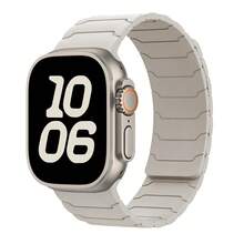 Dây đeo từ tính, tương thích với Ultra 2 49mm/46mm/44mm/45mm/42mm; Dây đeo silicon, tương thích với Series 10/9/8/7/6/5/4/SE - 42/44/45/49/S10-46mm - Xem 15