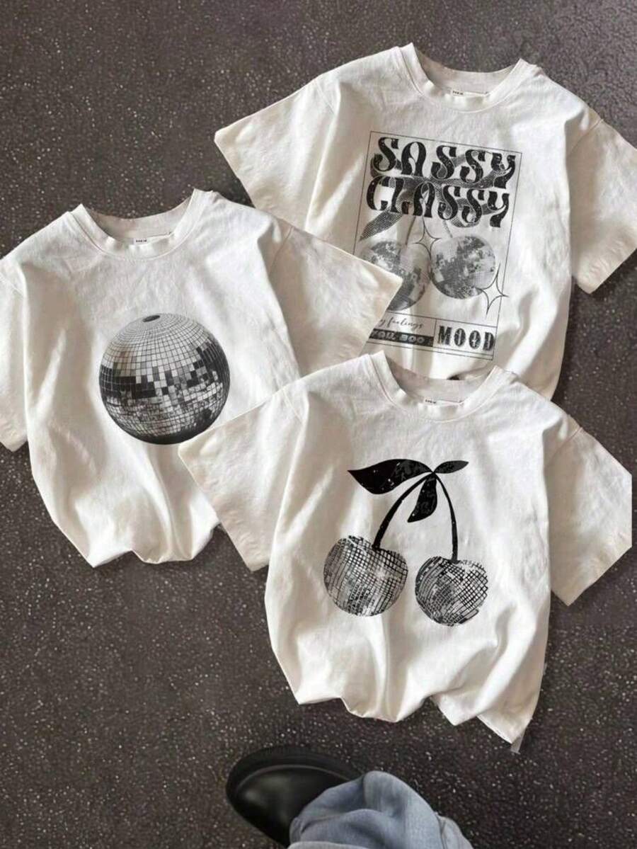 Women T-Shirts - White+White+White - View 1