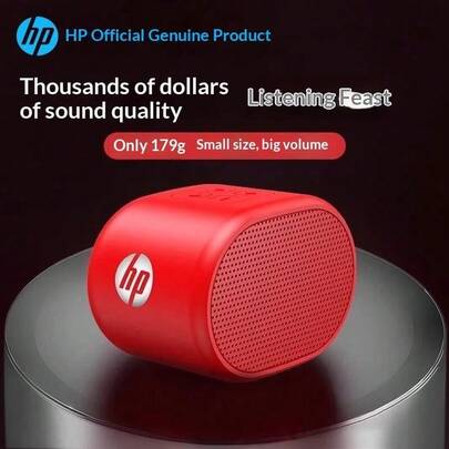  HP S01 Bluetooth Speaker Mini Portable Card/USB Flash Drive Playback Wireless Speaker With Lanyard For Home And Outdoor Use