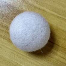 Bộ 3/6 quả cầu sấy khô bằng len tái sử dụng - Dùng cho máy giặt và vải gia dụng, có thể thay thế nước xả vải, giảm nhăn và tĩnh điện. - Trắng - Xem 13