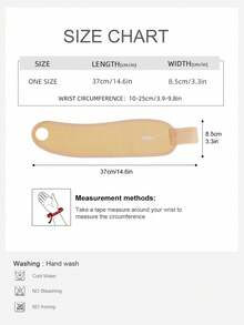 VBOSI 1 Piece Women Men Adjustable Neoprene Wrist Support Wraps With Breathable Holes - Beige - View 8