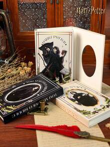Harry Potter 镜框系列笔记本，斯内普·汤姆精美彩色内页笔记本，轻巧便携，方便学生、作家和粉丝随时随地记笔记。[官方授权] 为每一位有抱负的巫师打造的魔法日记本 - 彩色 - 查看 4