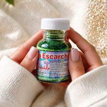 Frosted Powder For Decorating Fabrics, Foam, Wood, And Creating Beautiful Metallic Effects And More. - Christmas Pine Green - View 2