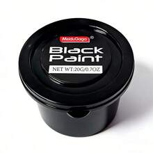 4 Color Options 20g Jar Pure Black/White/Red/Silver Gray Solid Color Body Paint, Professional Stage Use High Pigment Water-Based Washable Quick-Drying Mild For Halloween Cosplay Stage Performance Film Special Effects Face & Body Paint - Single Piece - View 8