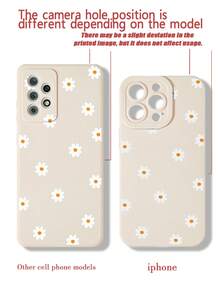 Ốp điện thoại họa tiết hoa cúc, tương thích với Galaxy, chống nước, chống sốc, chống rơi, chống trầy xước. - Nhiều màu - Xem 4