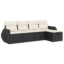 vidaXL Ensembles de table et chaises d'extérieur - Noir - Voir 2