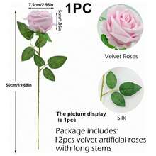 3 PIEZAS de Rosas Artificiales, Flores Artificiales de Rosas Falsas para Decoración DIY de Bodas, Centros de Mesa, Decoraciones, Fiesta de Duchas de Bebé, Día de San Valentín, Decoraciones para el Hogar - Rosa - Ver 3