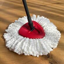 5-Pack Reusable Mop Head Replacement For O Cedar Easywring 1-Tank System, Microfiber Spin Mop Refills Compatible, Include 3 Spin Mop Replacement Head 1 Scrub Brush And 1 Mop Base Deep Cleaning & Machine Washable - (3+1+1) PCS - Xem 7