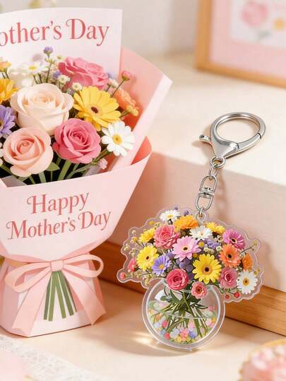 Bó hoa acrylic phẳng 2D trang trí xe hơi, hoa cúc và hoa dại nhiều màu sắc, phụ kiện trang trí gương chiếu hậu, móc khóa hoa trang trí túi xách, đồ trang trí xe hơi, mặt dây chuyền acrylic nhẹ cho gương xe, túi xách, ba lô và trang trí nhà cửa, phụ kiện hoa dễ thương để sử dụng hàng ngày và trang trí mùa xuân hè, món quà lý tưởng cho phụ nữ, mẹ, bạn bè, món quà hoàn hảo cho Ngày Valentine, Ngày của Mẹ, sinh nhật, kỷ niệm.