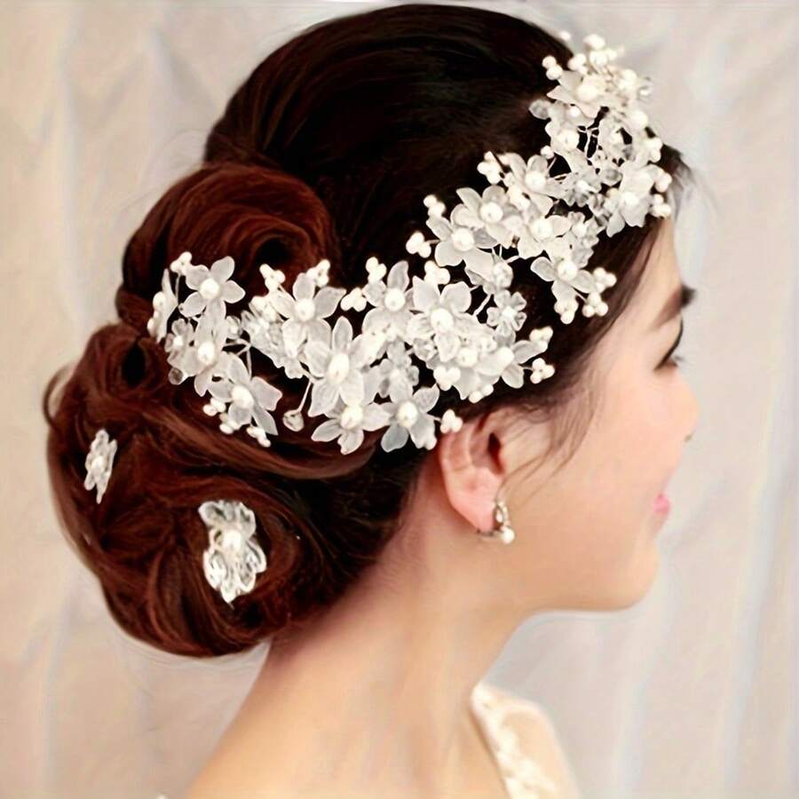 1 chiếc băng đô bằng nhựa ABS thanh lịch, thích hợp cho mọi mùa, thích hợp cho các bữa tiệc thường ngày. - Nhiều màu - Xem 1