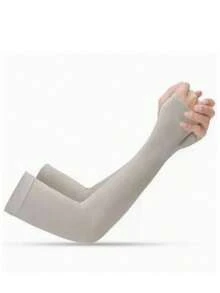 Bộ 1/4/5 đôi ống tay chống nắng, ống tay nén dành cho nam và nữ, thích hợp cho chơi golf, bóng rổ, đạp xe, câu cá, lái xe, chạy bộ, chèo thuyền, làm vườn, du lịch, lễ hội. - Màu đặc - Xem 5