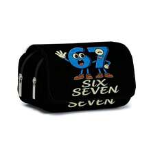 Hộp bút unisex, hộp bút hai mặt họa tiết, hộp đựng thẻ ví dung tích lớn, hộp bút có nhiều ngăn, thích hợp cho học sinh, quà tặng tựu trường. - Nhiều màu - Xem 13