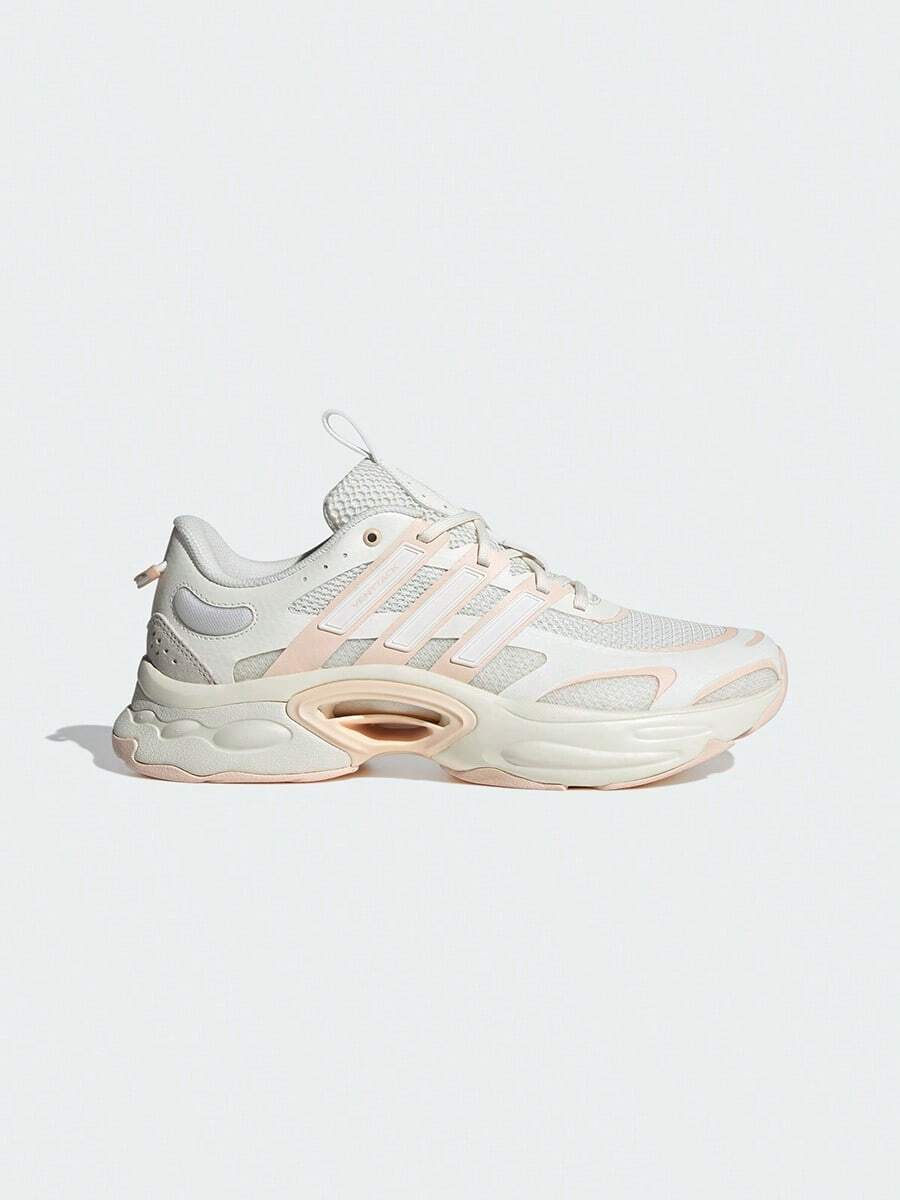 Adidas CLIMACOOL VENTTACK Spring/Autumn Mesh Thick Sole Athletic Shoes Women's Training Fitness Running Shoes IG6815 - White/lotus Root Pink - View 1
