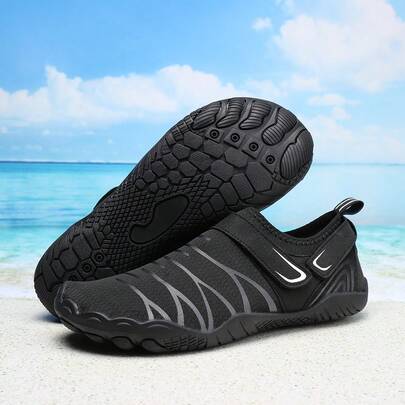 New Men Water Shoes Quick Dry Non-Slip Five Finger Shoes Outdoor Upstream Wading Swimming Barefoot Aqua Shoes Lightweight Sneakers