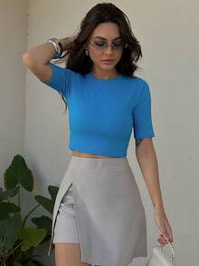 Women Tops - Blue - View 11