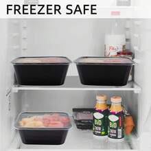 5/10/15/30pcs Food Storage Containers With Lids, Rectangular Lunch Boxes, Commercial Kitchen, Picnic, Restaurant, Takeout, Back To School Supplies - Multicolor - View 8