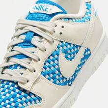 Nike 耐克女款 Dunk Low 休闲运动鞋，款式：IH2476-400 - 藍白色 - 查看 8