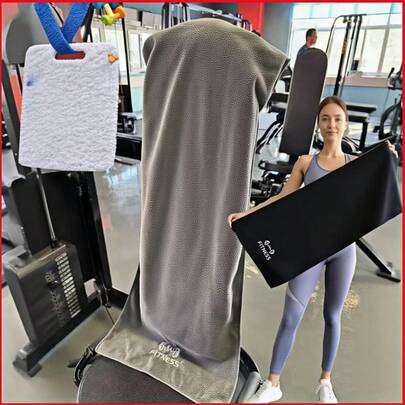 Multi-Color Fitness Towel, Oversized, Ultra-Soft, Suitable For Sports, Fitness, Exercise, Travel, Beach, Hiking, Mountaineering, Camping, Backpacking, Picnic Or Any Other Sports And Outdoor Activities, Also For Daily Use. 15.8 Inches X 37.4 Inches, Quick-Drying Towel.